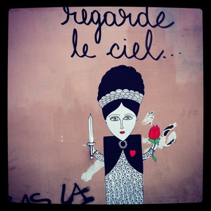 regarde le ciel,graffiti,instagram,twitter,collection